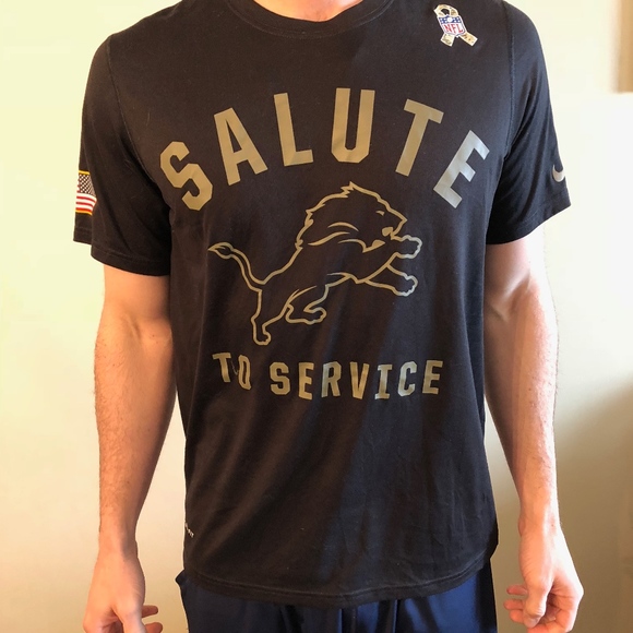 detroit lions salute to service shirt